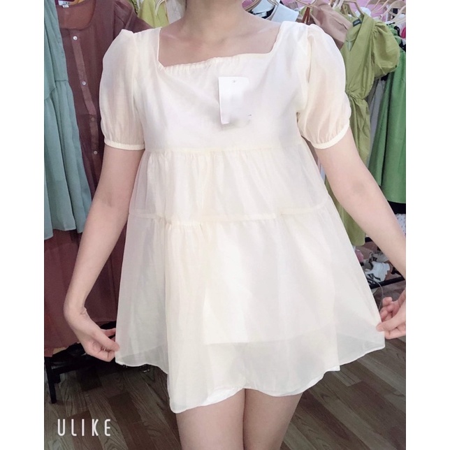 Áo babydon ba tầng CH12