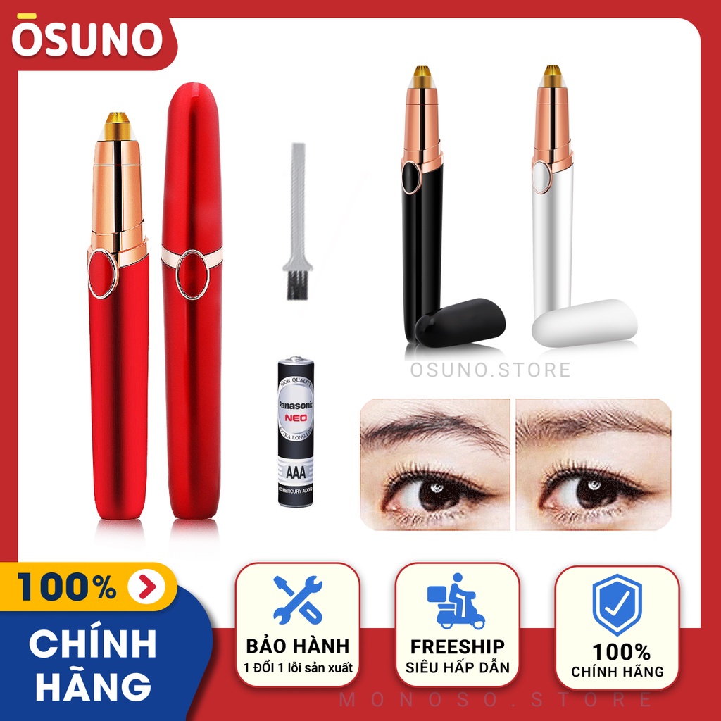 Bút tỉa lông mày, lông mũi cao cấp, máy cạo lông đa năng mini - Osuno Store