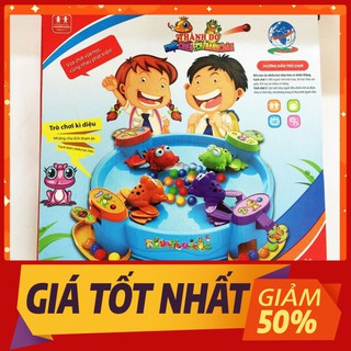 ✅FREESHIP 50K✅ Đồ Chơi Ếch Ăn Bi Màu Sắc Sặc Sỡ Đa Dạng, Gồm 4 Ếch và 16 Viên Bi, Nhựa Siêu Bền, Chơi Theo Đội Nhóm