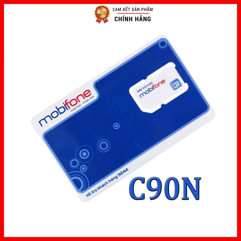 [FREE THÁNG ĐẦU]Sim 4G Mobiphone C90N tặng 120GB/tháng miễn phí nghe gọi Sim Gói Cước Mới Của Mobiphone