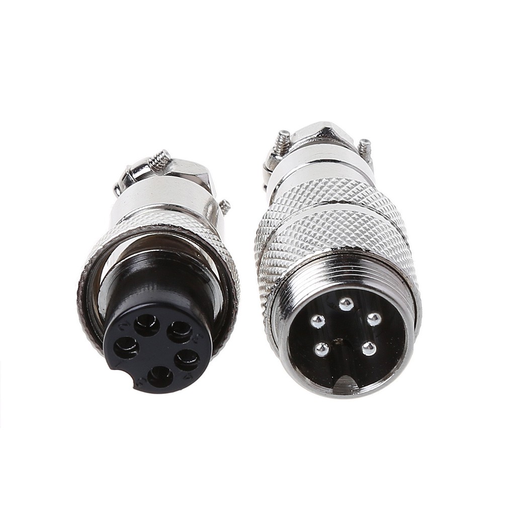 Gx16 Butting Aviation Male Connector Female Plug 2/3/4/5/6/7/8 Pin