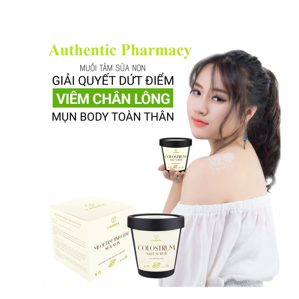 Muối Tắm Tinh Chất Sữa Non L'asenta - Loại Bỏ Mụn Lưng, Viêm Nang Lông, Tẩy Tế Bào Da Chết Boby | BigBuy360 - bigbuy360.vn