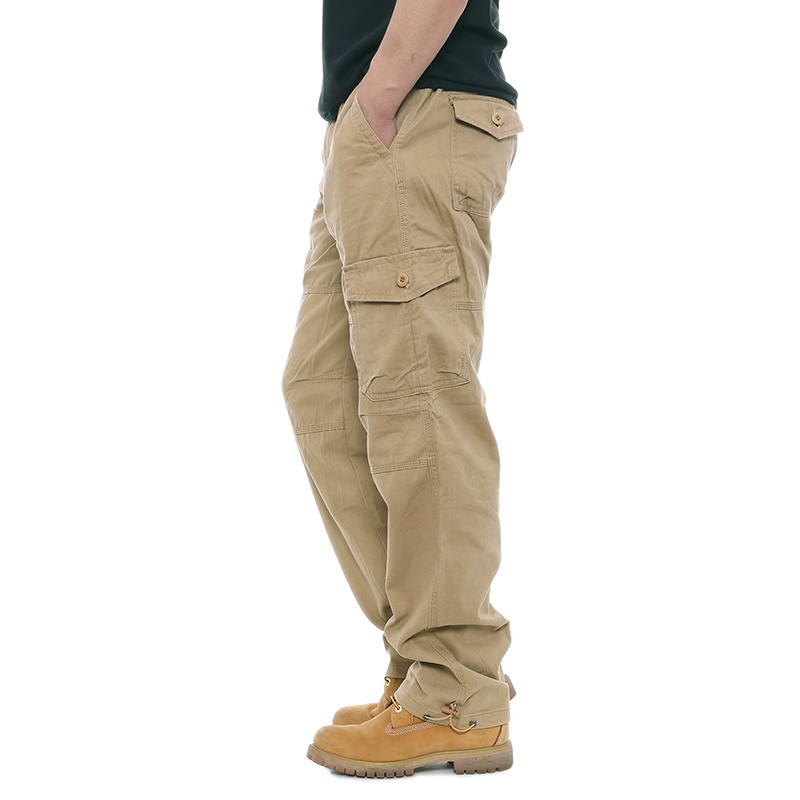 Quần lính nhiều túi, kaki túi hộp HNS mẫu 24 5 màu đen, xám, kaki, xanh riêu, nâu