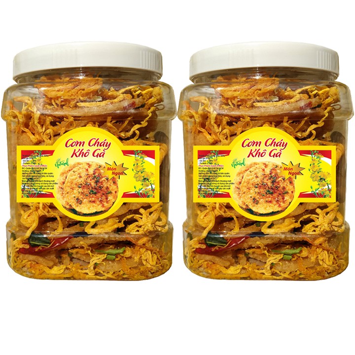 Cơm cháy lắc khô gà lá chanh giòn ngon đậm đà - Hũ 500G | BigBuy360 - bigbuy360.vn