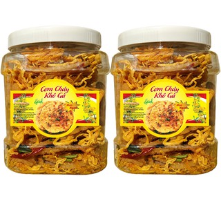 [Combo 2 Hũ] Cơm cháy lắc khô gà lá chanh mỗi hũ 300G hiệu TPS - ăn vặt ngon và giòn đậm vị
