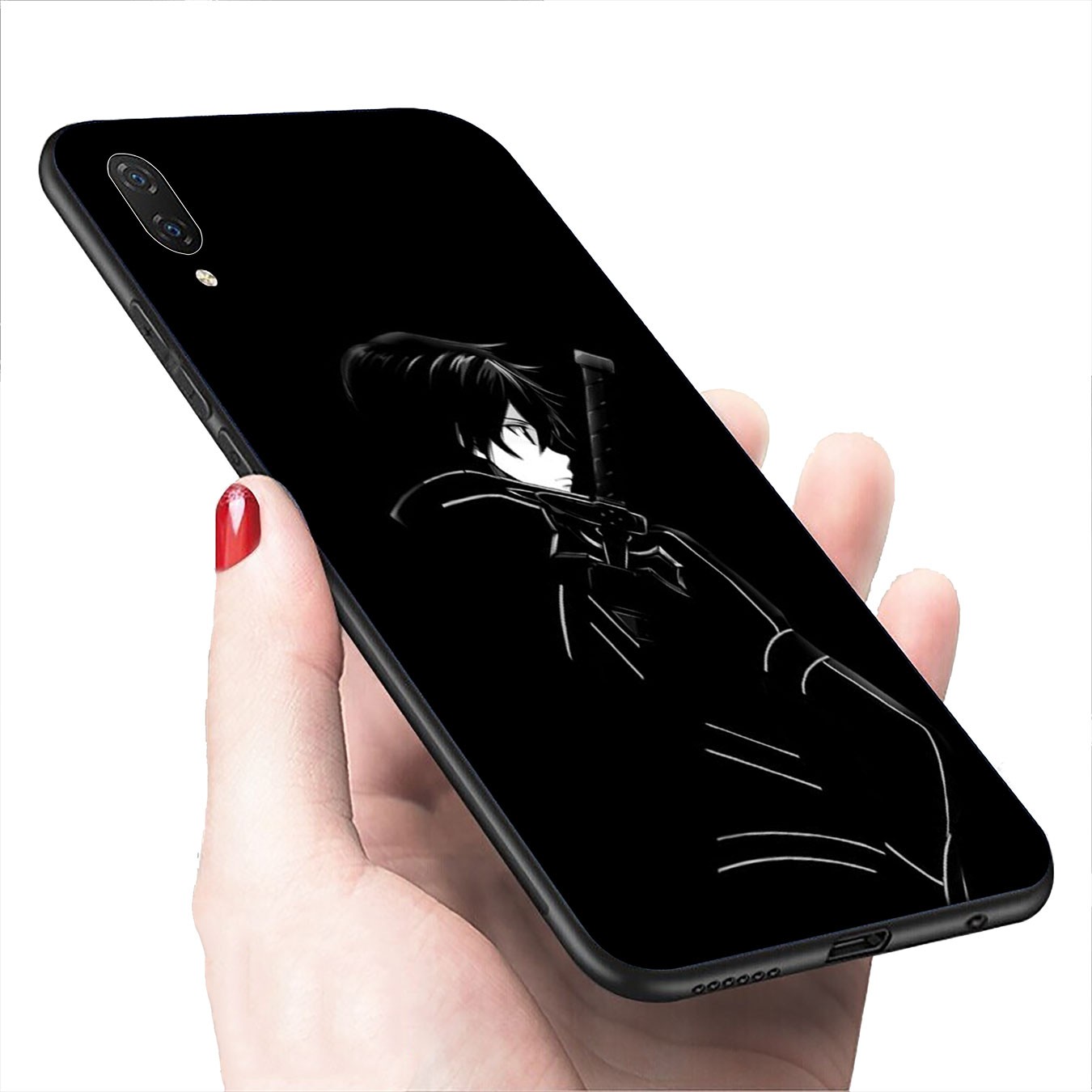 Ốp Lưng Silicone Họa Tiết Hoạt Hình Sword Art Online Thời Trang Cho Iphone Xr X Xs Max 7 8 6 6s Plus + 8plus 6plus 7plus