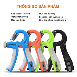 Kìm bóp tập cơ tay, cơ cẳng tay, kìm bóp tay chữ R cao cấp