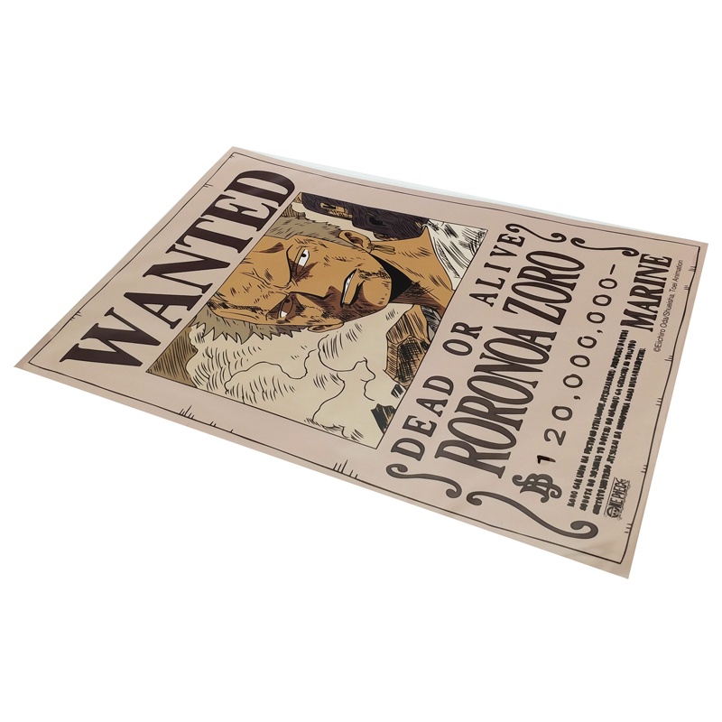 Poster One Piece - Lệnh Truy Nã Zoro - TeenBox