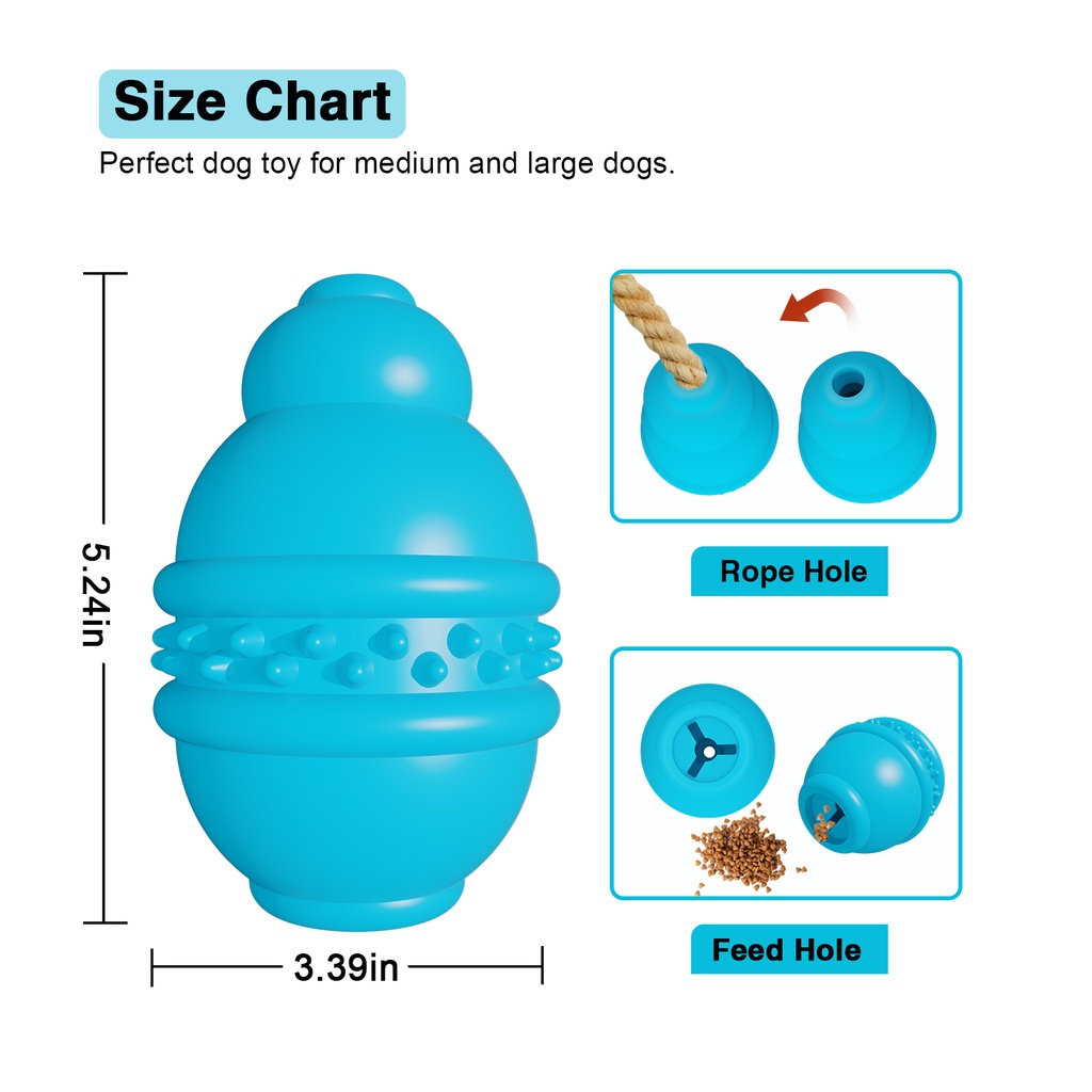 Đồ Chơi Nhai Gặm Bằng Cao Su Tự Nhiên An Toàn Cho Thú Cưng