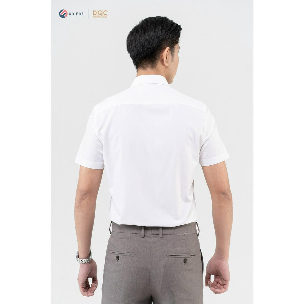 Áo sơ mi nam ngắn tay DGC - SASNBB34M dáng suông, vải sợi tre có khả năng kháng tia UV, kháng khuẩn, thấm hút cực tốt