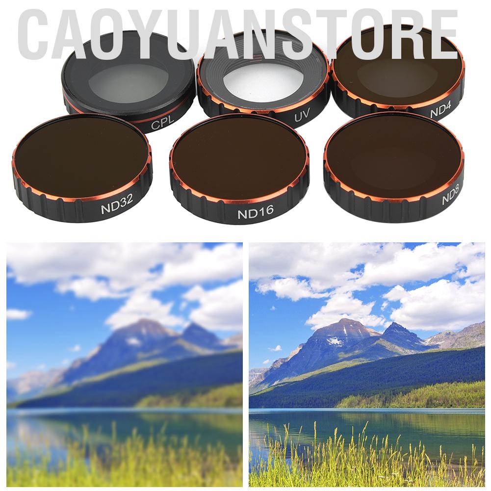 Bộ 6 kính lọc cho máy ảnh DJI Osmo Action UV / CPL ND4 ND8 ND16 ND32 | BigBuy360 - bigbuy360.vn