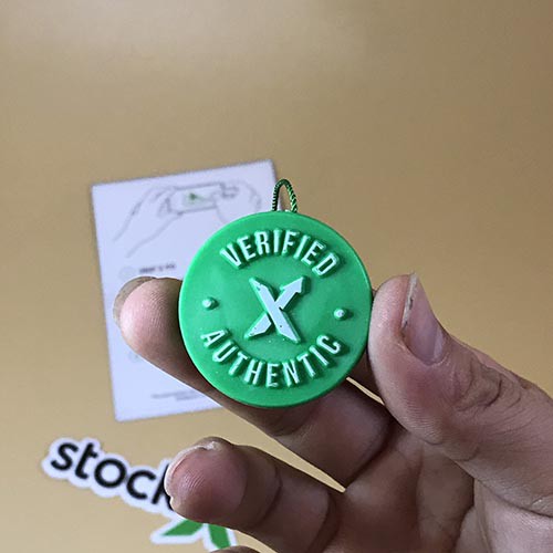 Stock X Phụ kiện cho giày trọn bộ full 3 món Tag, Mác và giấy scan