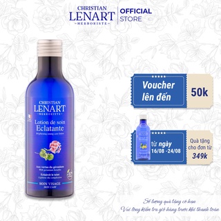 Toner Hoa Phong Lữ Và Cúc Bất Tử - Christian Lénart Brightening Toning Care Lotion 200ml HSD: 01/2023