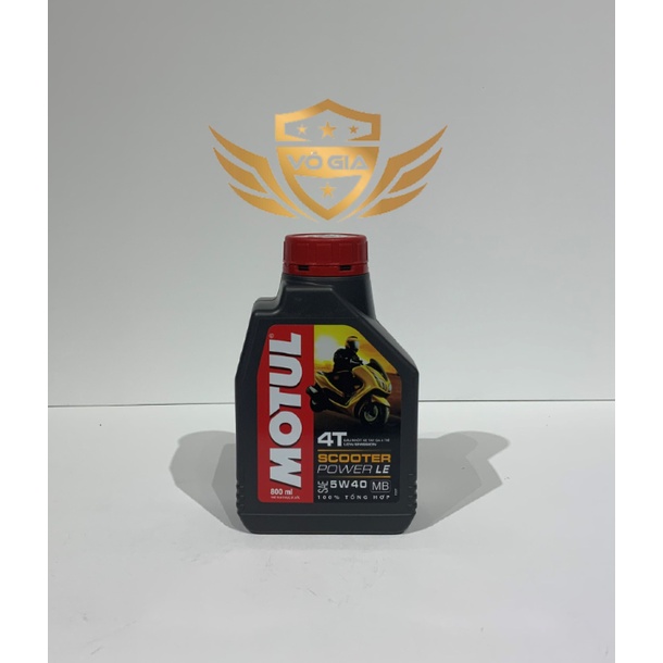 Nhớt Motul Scooter Power LE 5W40 800ml - 1L FULL TỔNG HỢP cho xe Vision AB SH Nouvo Atila..