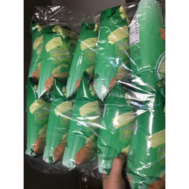 Bim bim Oishi snack khoai tây siêu mỏng vị dưa leo dưa chuột 32g