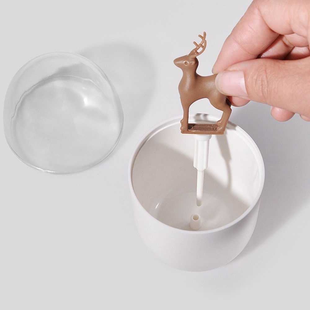 Hộp đựng tăm bông / tăm xỉa răng làm từ nhựa hình thỏ / cây xương rồng để bàn trang trí nhà cửa