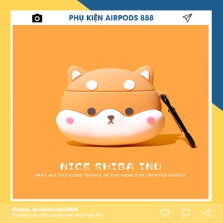 [Hàng Mới Về] Case Vỏ Bao Airpods Đựng Tai Nghe Airpod 1 2 Pro Chó Corgi Siêu Dễ Thương
