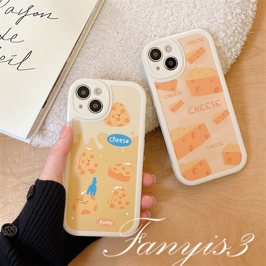 Ốp Điện Thoại Silicon Mềm Họa Tiết Phô Mai Dễ Thương Cho iPhone 13 12 11 Pro Max X XR Xs Max 8 7 Plus SE 2020