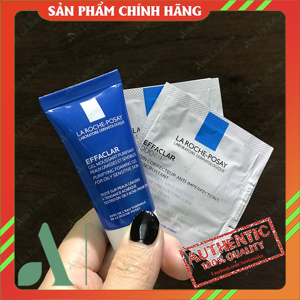 Set giảm mụn DOU+ mini LA ROCHE POSAY (mini gift hãng)