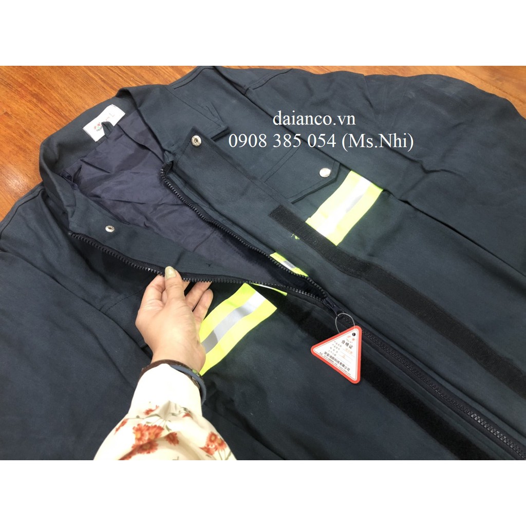 Bộ Quần Áo chống cháy màu xanh đen TT56 - Hình thật, Hàng sẵn
