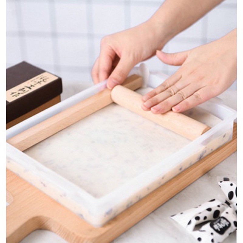 Khuôn làm kẹo Nougat đế rời 60 viên