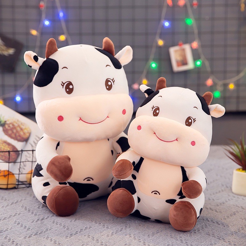 Thú nhồi bông bò sữa 25cm cute giá yêu thương