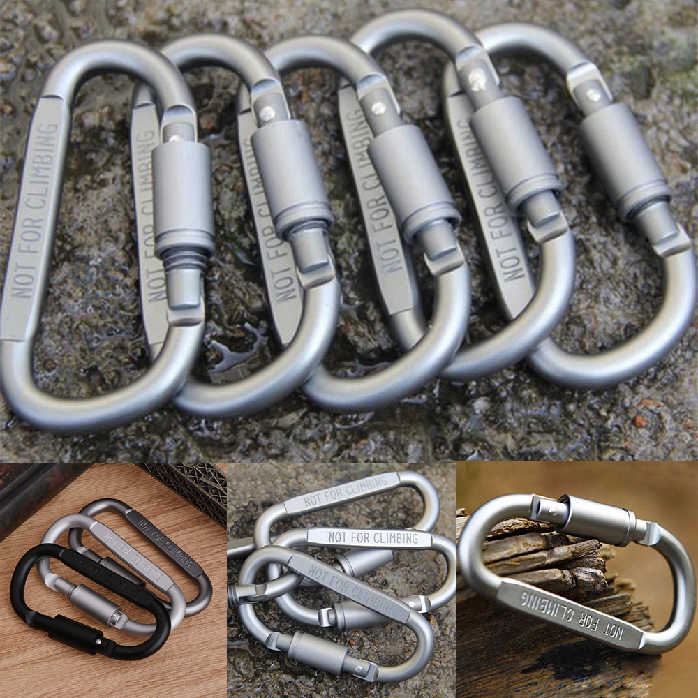 Set 1/2/5/10 Móc Khóa Leo Núi Bằng Hợp Kim Nhôm