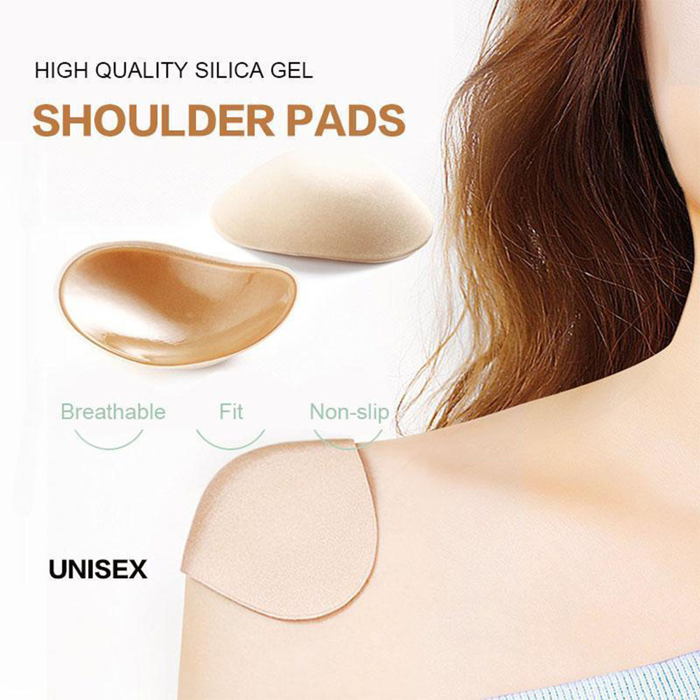 CLEVER Set Of 2 Natural Invisible Silicone Shoulder Pads 2 Instruments For Men And Women