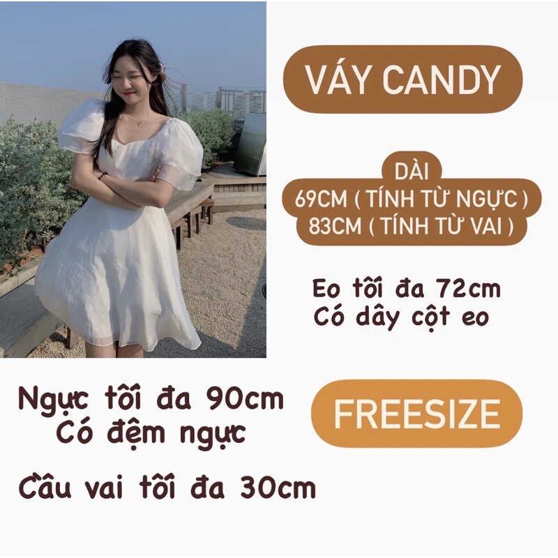 ❌ Đầm Váy trắng tiểu thư * CANDY * kỷ yếu