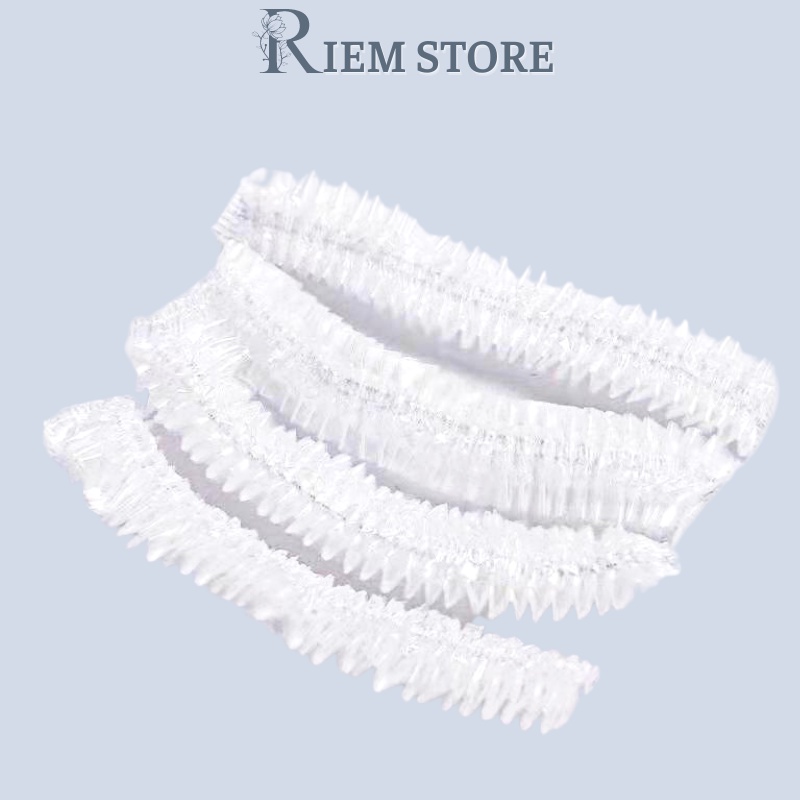 Màng Bọc Thực Phẩm Co Giãn Siêu Dai Có Chun Hình Gấu Set 100 chiếc Tiện Lợi RIEM