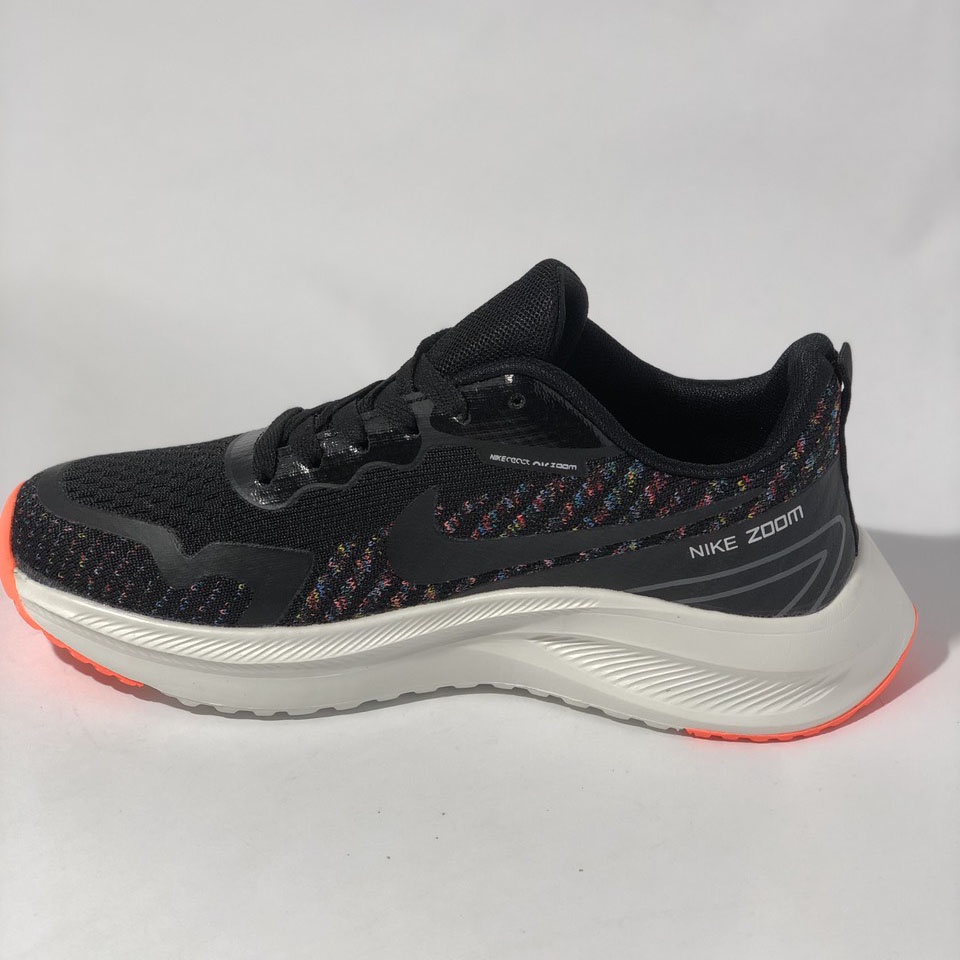 Giày Nike Zoom nam chạy bộ tập gym màu đen ❤️ Giày thể thao nam siêu nhẹ thời trang màu cam đen Full Box