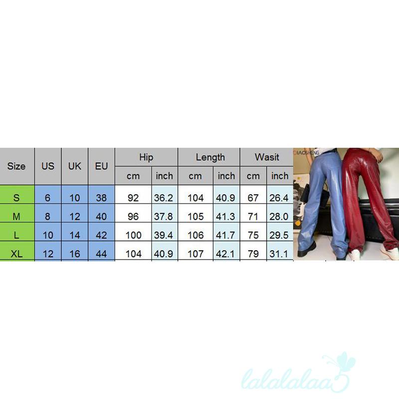 Quần da ống rộng lưng cao phối túi thời trang xuân thu dành cho nữ | BigBuy360 - bigbuy360.vn