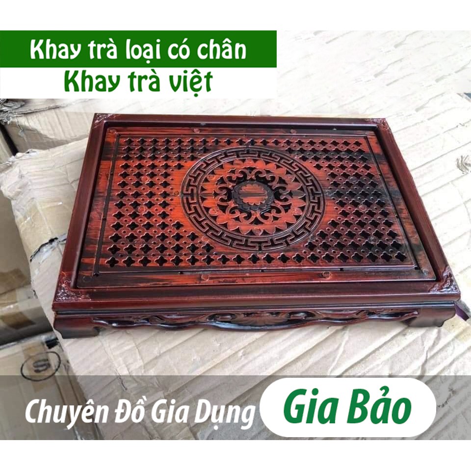 Khay trà nhựa giả gỗ | BigBuy360 - bigbuy360.vn