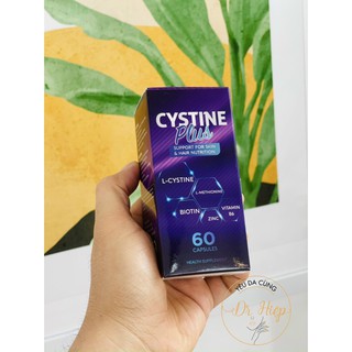 Cystine Plus - Viên uống hỗ trợ da mụn, ngăn rụng tóc và hỗ trợ giảm sắc tố Supplement Fact Cystine Plus hộp 60v