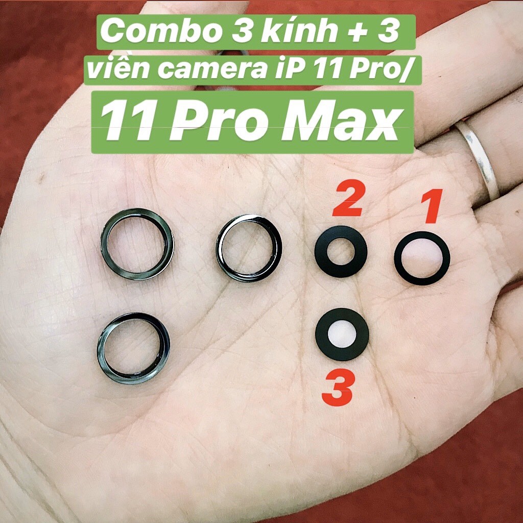 Kính camera, viền camera thay thế iPhone 11 Pro/ 11 Pro Max