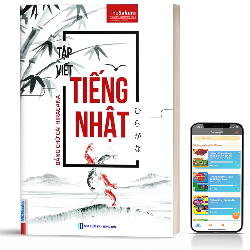 Sách - Tập Viết Tiếng Nhật Bảng Chữ Cái Hiragana - Dành Cho Người Bắt Đầu