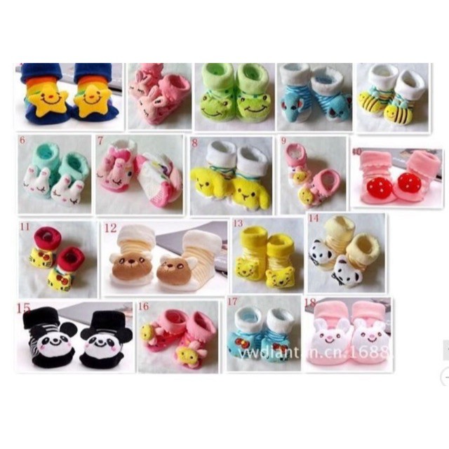 [Sale] Tất thú 3D bé 0-1y