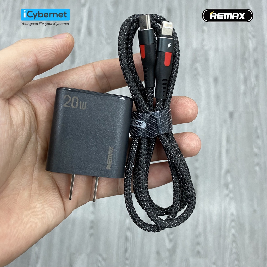 Bộ sạc nhanh PD 20W cho ip12ip13 REMAX RP-U88 và RC-188i/RC-183i ICYBERNET