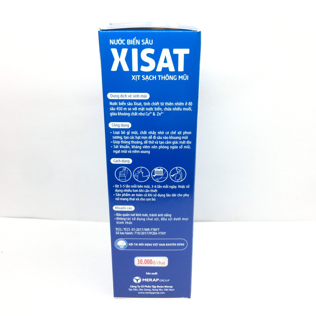 Xisat xanh cho người lớn chai 75ml