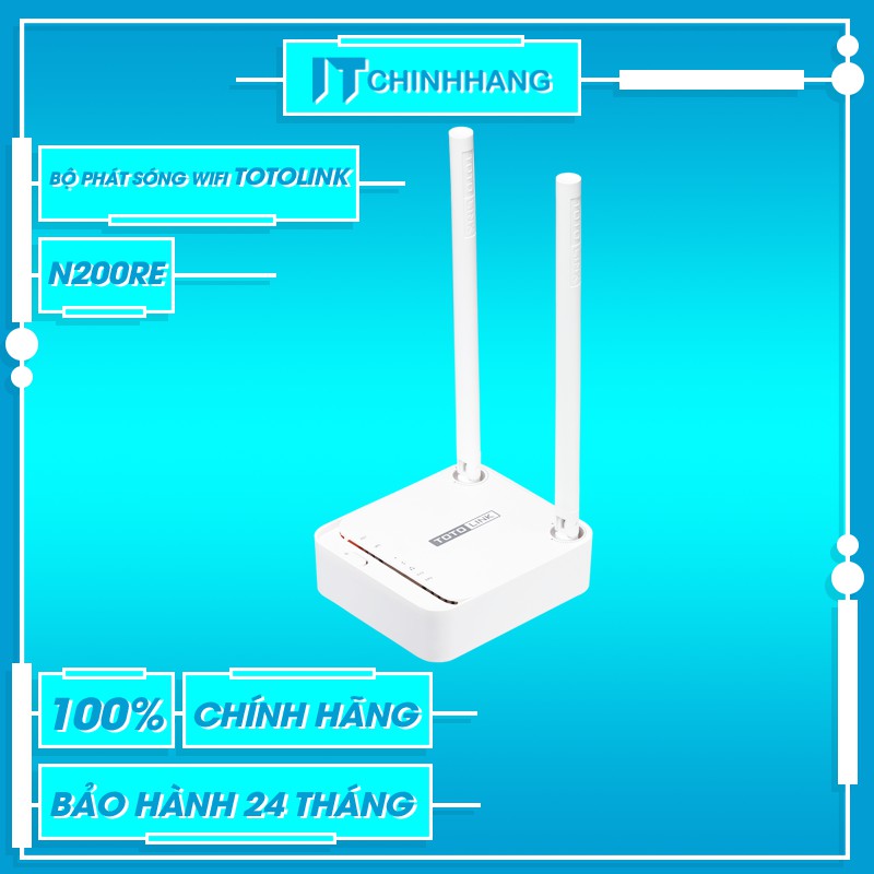 Bộ Phát Sóng Wifi Totolink N200RE V3 - Hàng Chính Hãng
