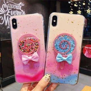 Ốp lưng iphone 3d kẹo mút hình nổi dành cho iphone x/xs, xsmax