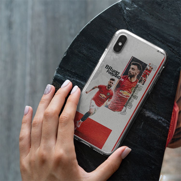 Ốp lưng ốp Iphone Bruno Fenandes Manchester United màu đẹp từ 6 đến 12 MAN20210491