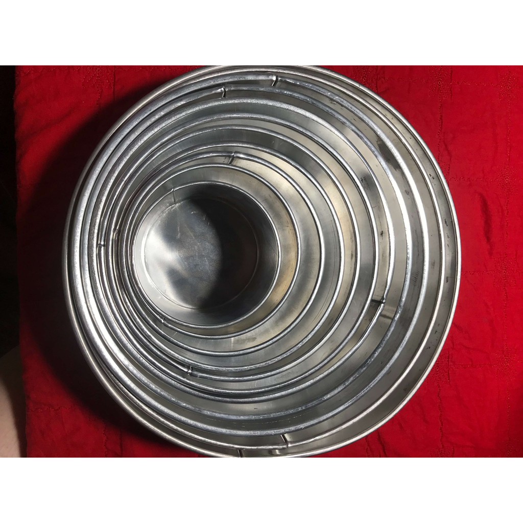 Khuôn Tròn Đáy Liền Size10-30cm LâmAnh GiáSỉ Hàng Chất Lượng Cao Dụng Cụ Làm Bánh