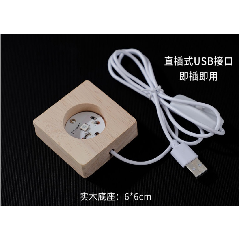 Đèn ngủ quả cầu pha lê có hình dãy ngân hà vũ trụ, gồm đế gỗ đèn led decor trang trí nhà cửa,trưng bày quà tặng rất xinh