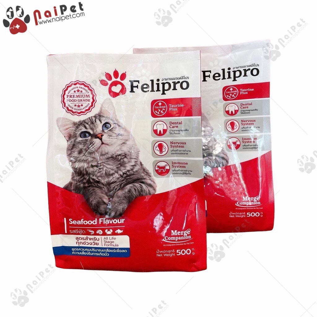 Thức Ăn Hạt Khô Cho Mèo Felipro Thái Lan 500g