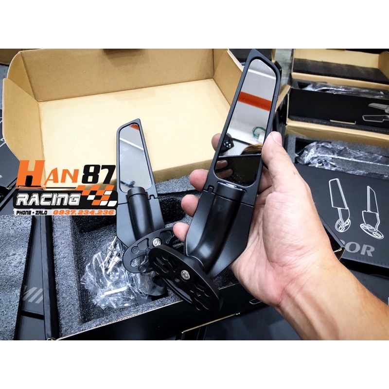 ❍✙❍Guơng Cánh Gió Chiếu Hậu - Nhôm CNC Bản nhỏ CBR150 GSX150 R15 CBR650RR