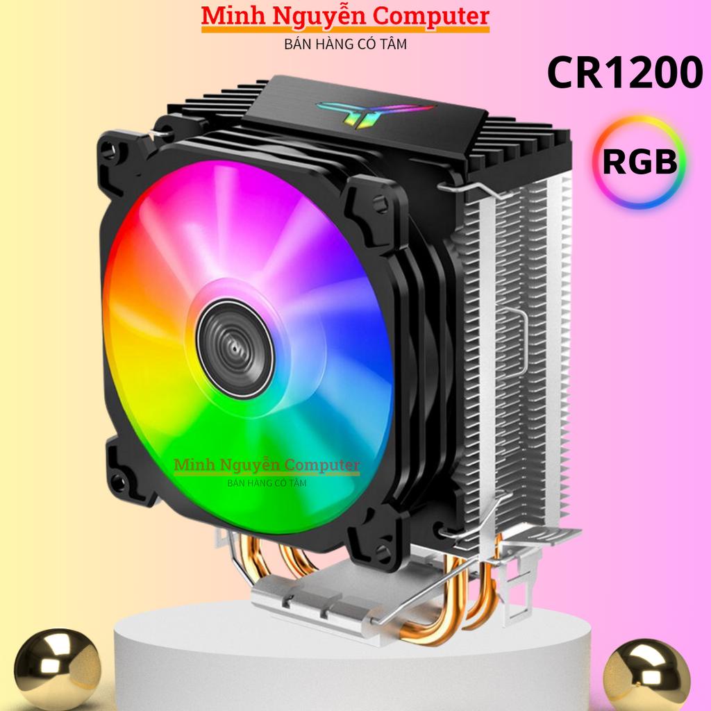 Tản nhiệt khí, tản nhiệt CPU JONSBO CR1200, Fan Cpu Có Đèn Led Đổi Màu