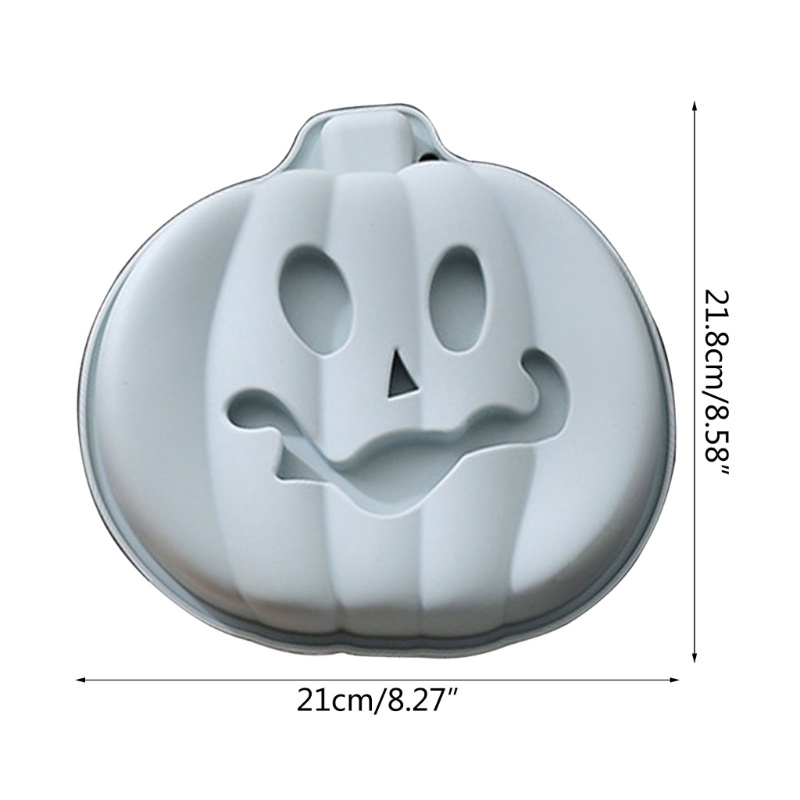 Khuôn Silicone Làm Bánh Hình Quả Bí Ngô Phong Cách Halloween