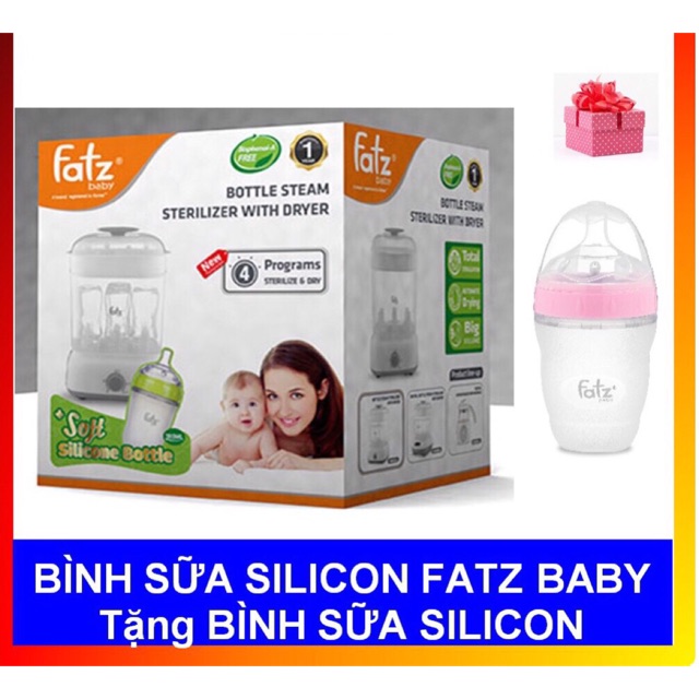 Máy tiệt trùng sấy khô điện tử Fatz (tặng bình sữa Fatz 150k)