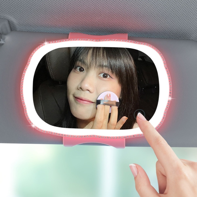 Gương Trang Điểm Gắn Xe Hơi Thiết Kế Nhỏ Gọn Tiện Dụng